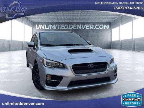 2015 Subaru WRX for sale at Unlimited Auto Sales in Denver CO