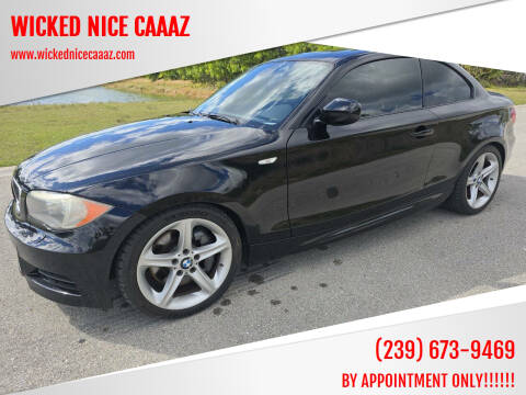 2010 BMW 1 Series for sale at WICKED NICE CAAAZ in Cape Coral FL