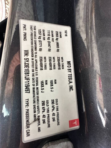 2018 Tesla Model 3 Long Range