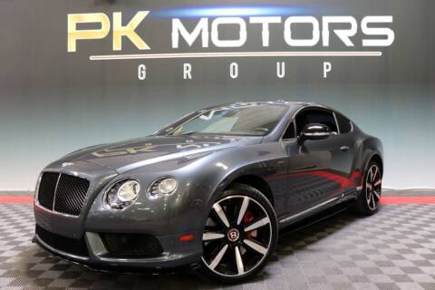 2015 Bentley Continental for sale at PK MOTORS GROUP in Las Vegas NV