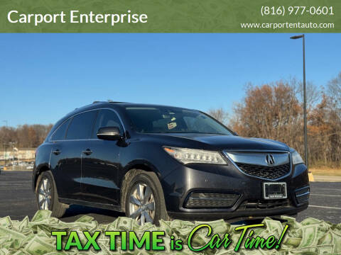 2016 Acura MDX for sale at Carport Enterprise - 6336 State Ave in Kansas City KS