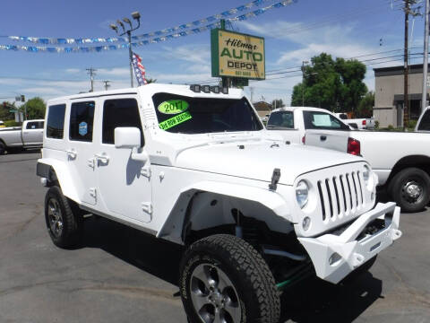 2017 Jeep Wrangler Unlimited for sale at HILMAR AUTO DEPOT INC. in Hilmar CA