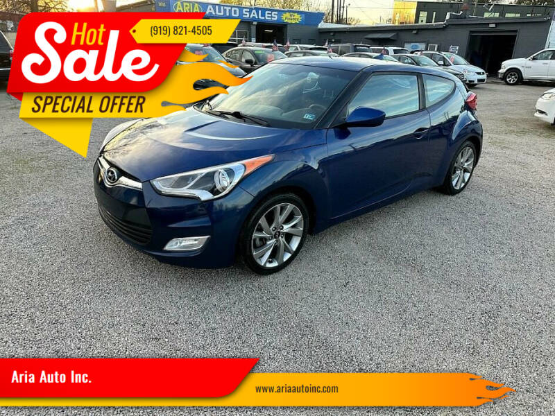 2017 Hyundai Veloster for sale at Aria Auto Inc. in Raleigh NC