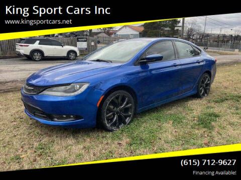 2016 Chrysler 200 S