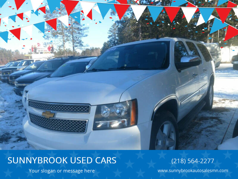 2013 Chevrolet Suburban for sale at SUNNYBROOK USED CARS in Menahga MN