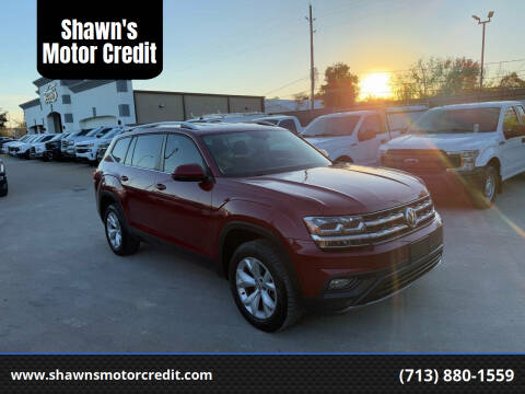 2018 Volkswagen Atlas for sale at Shawn's Motor Credit in Houston TX