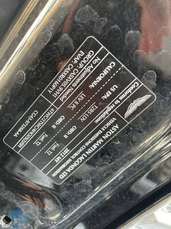 2012 Aston Martin Virage