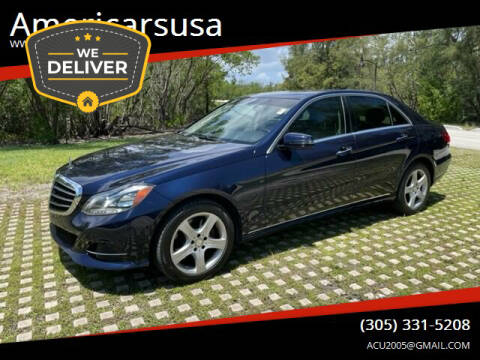 2015 Mercedes-Benz E-Class for sale at Americarsusa in Hollywood FL