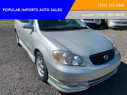 2004 Toyota Corolla for sale at Popular Imports Auto Sales - Popular Imports-InterLachen in Interlachehen FL