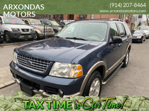 2003 Ford Explorer for sale at ARXONDAS MOTORS in Yonkers NY