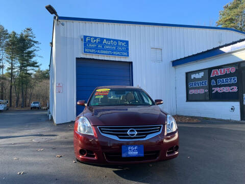 2012 Nissan Altima for sale at F&F Auto Inc. in West Bridgewater MA