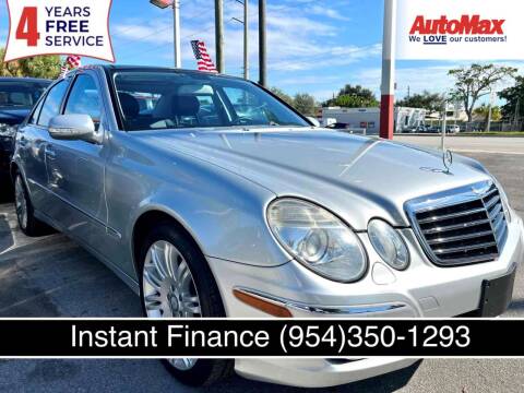 2008 Mercedes-Benz E-Class for sale at Auto Max in Hollywood FL