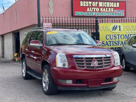 2011 Cadillac Escalade for sale at Best of Michigan Auto Sales in Detroit MI