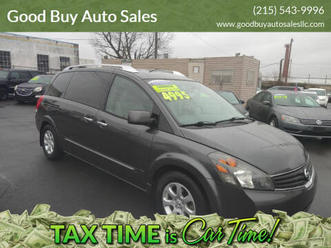 2009 Nissan Quest for sale at Good Buy Auto Sales in Philadelphia PA