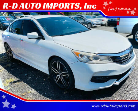 2017 Honda Accord for sale at R-D AUTO IMPORTS, Inc in Charlotte NC
