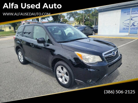 2015 Subaru Forester for sale at Alfa Used Auto in Holly Hill FL