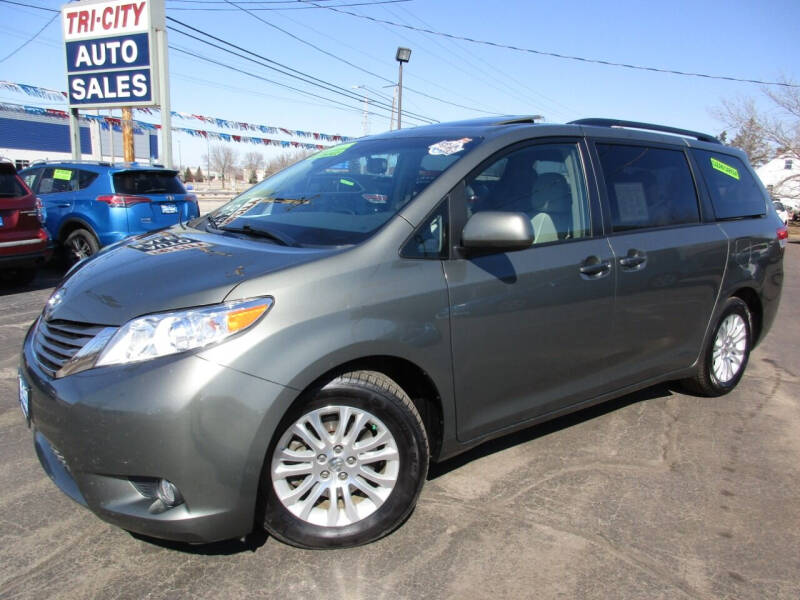 2012 Toyota Sienna for sale at TRI CITY AUTO SALES LLC in Menasha WI