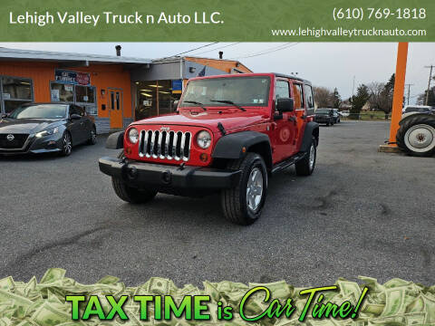 2010 Jeep Wrangler Unlimited for sale at Lehigh Valley Truck n Auto LLC. in Schnecksville PA
