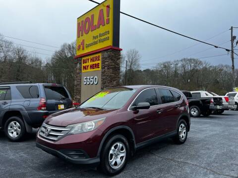 2014 Honda CR-V for sale at No Full Coverage Auto Sales in Austell GA
