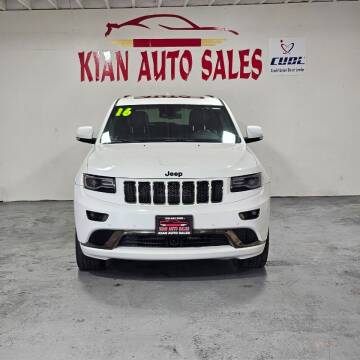 2015 Jeep Grand Cherokee for sale at Kian Auto Sales in Sacramento CA