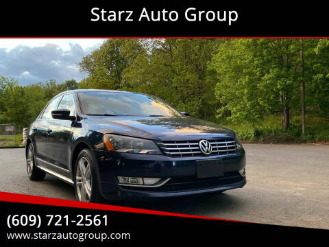 2013 Volkswagen Passat for sale at Starz Auto Group in Delran NJ