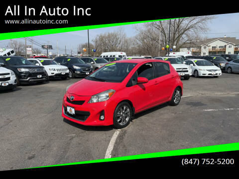2012 Toyota Yaris for sale at All In Auto Inc in Palatine IL