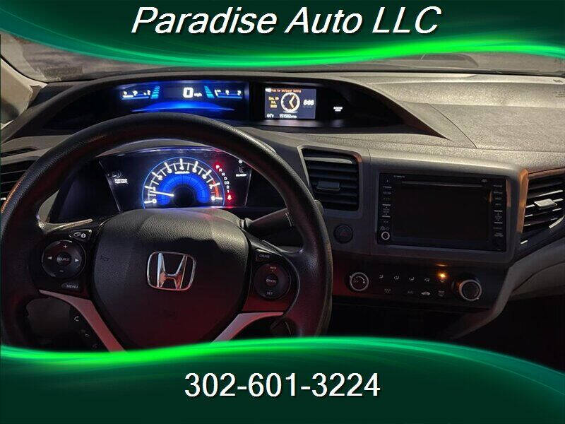 2012 Honda Civic for sale at Paradise Auto in Wilmington, DE