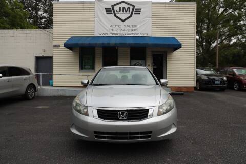 2008 Honda Accord for sale at JM Car Connection in Wendell NC