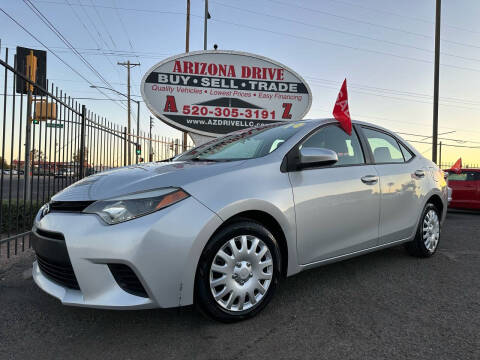 2014 Toyota Corolla for sale at Arizona Drive LLC in Tucson AZ