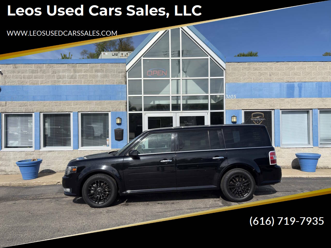 Black 2019 Ford Flex SEL SEL 4dr Crossover 1