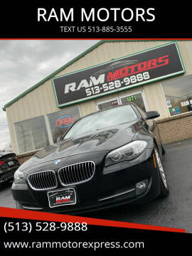 2013 BMW 5 Series for sale at RAM MOTORS in Cincinnati OH