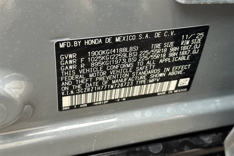 2026 Honda HR-V EX-L