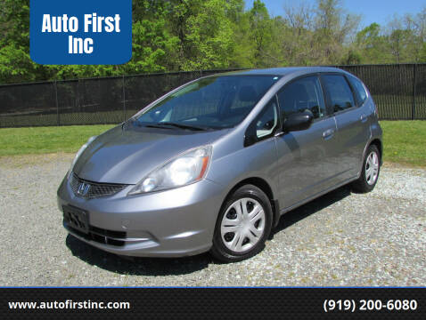 2009 Honda Fit for sale at Auto First Inc in Durham NC