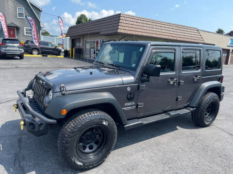 2016 Jeep Wrangler Unlimited for sale at MAGNUM MOTORS in Reedsville PA