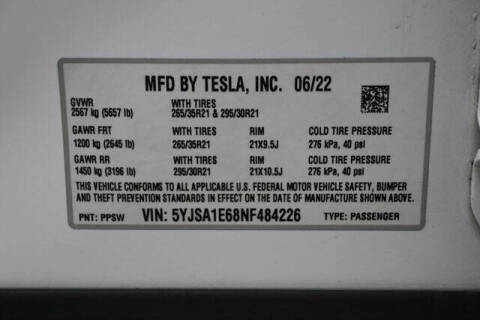 2022 Tesla Model S Plaid