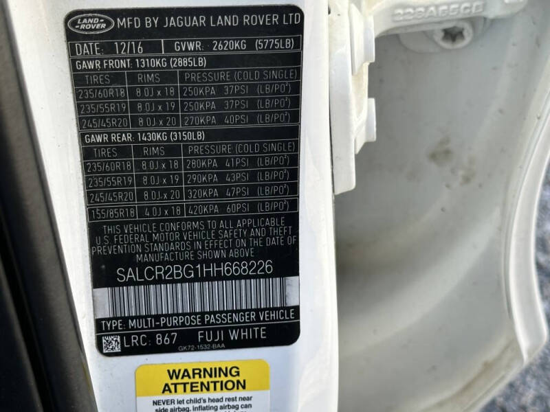 2017 Land Rover Discovery Sport HSE