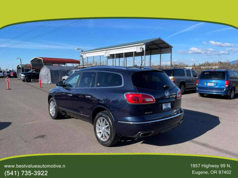 2015 Buick Enclave for sale at Best Value Automotive in Eugene OR