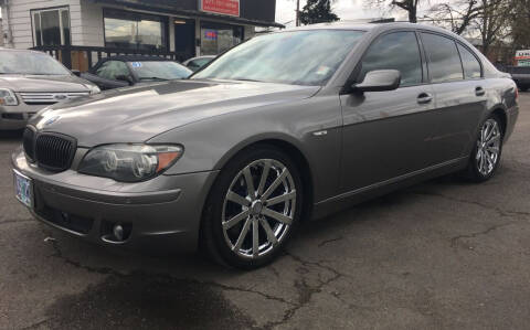 2008 BMW 7 Series for sale at Universal Auto Sales in Salem OR