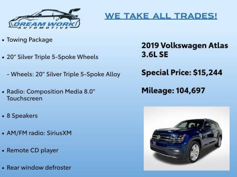 2019 Volkswagen Atlas