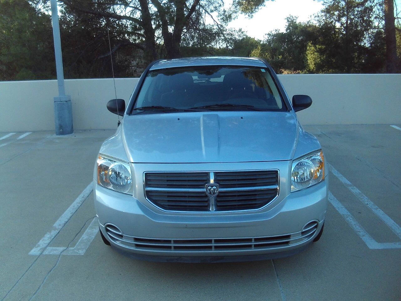 Silver 2010 Dodge Caliber SXT FWD Hatchback Front-Wheel Drive Continuously Variable Transmission