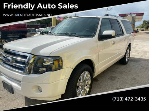 2012 Ford Expedition EL for sale at Friendly Auto Sales in Pasadena TX