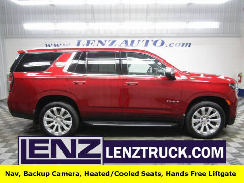 2021 Chevrolet Tahoe for sale at LENZ TRUCK CENTER in Fond Du Lac WI