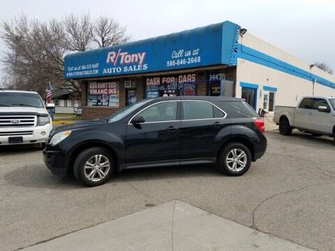 2013 Chevrolet Equinox for sale at R Tony Auto Sales in Clinton Township MI