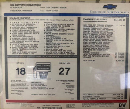 1998 Chevrolet Corvette