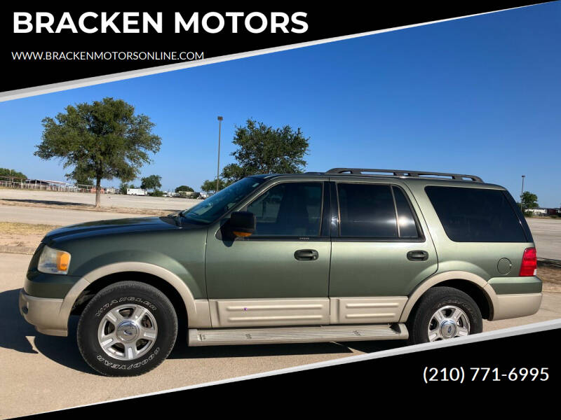 2005 Ford Expedition for sale at BRACKEN MOTORS in San Antonio TX