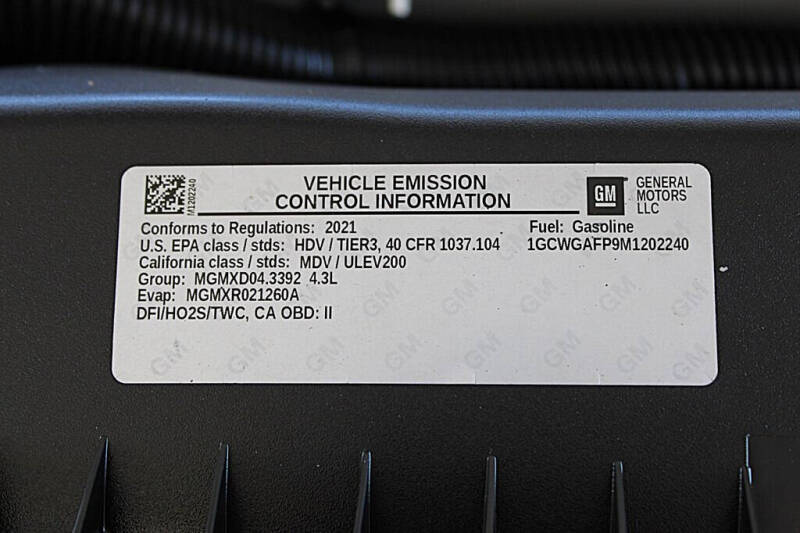 2021 Chevrolet Express 2500