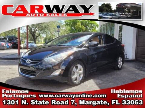 2013 Hyundai Elantra for sale at CARWAY Auto Sales in Margate FL