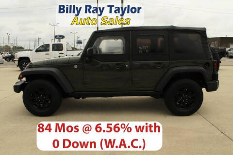 2015 Jeep Wrangler Unlimited for sale at Billy Ray Taylor Auto Sales in Cullman AL