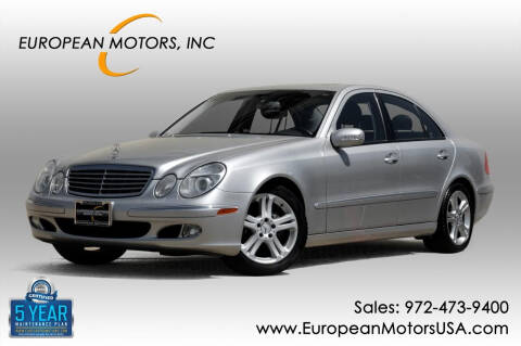 2004 Mercedes-Benz E-Class for sale at European Motors Inc in Plano TX