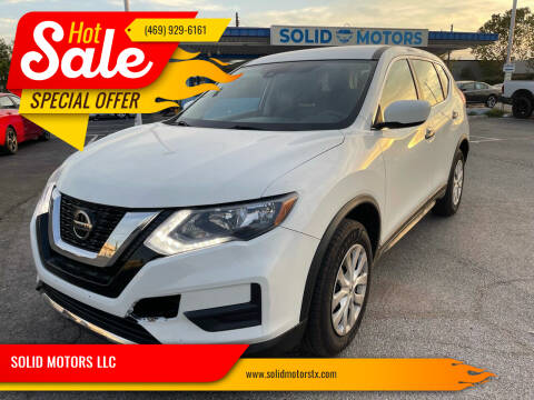 2019 Nissan Rogue for sale at SOLID MOTORS LLC in Garland TX
